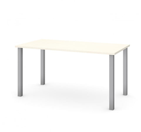 60W Table Desk with Square Metal Legs