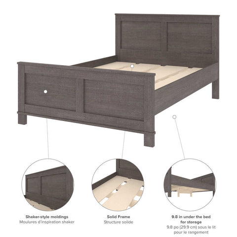 57W Full Platform Bed