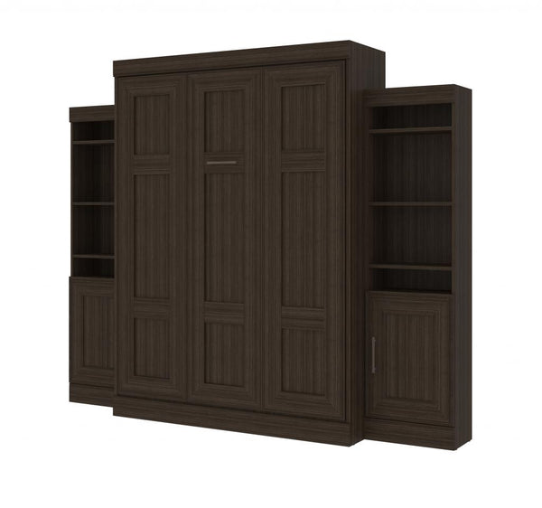 Queen Murphy Bed and 2 Storage Cabinets (108W)