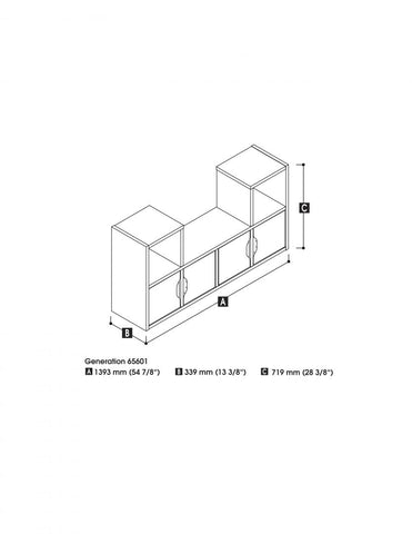 55W TV Stand for 60 inch TV