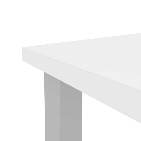 Four 60W x 30D Table Desks with Square Metal Legs