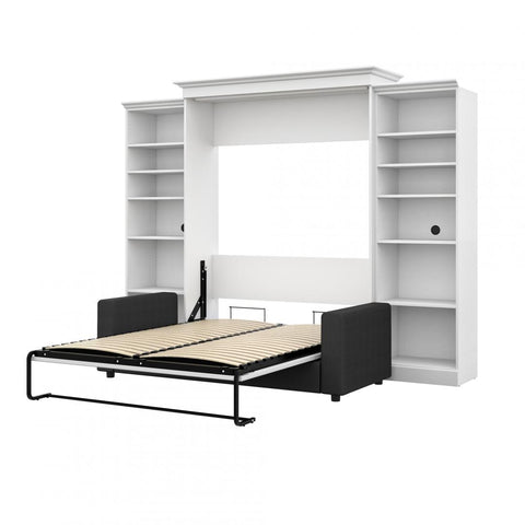 Queen Murphy Bed with Sofa and Closet Organizers (115W)