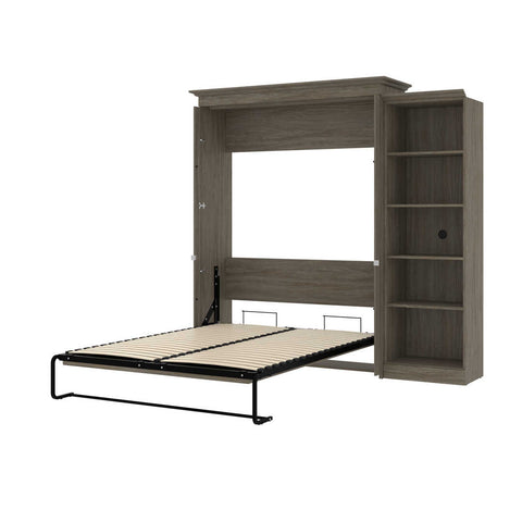 Queen Murphy Bed with Shelves (92W)