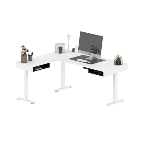 72W L-Shaped Standing Desk