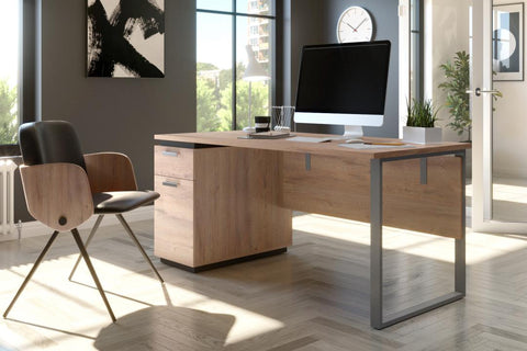 66W Desk with Single Pedestal