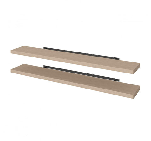 Set of 72W x 12D Floating Shelves