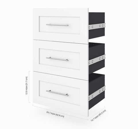 3 Drawer Set for Pur 25W Closet Organizer