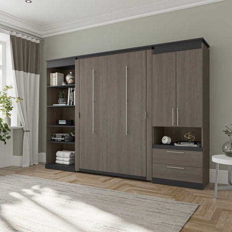 Full Murphy Bed with Multifunctional Storage (119W)