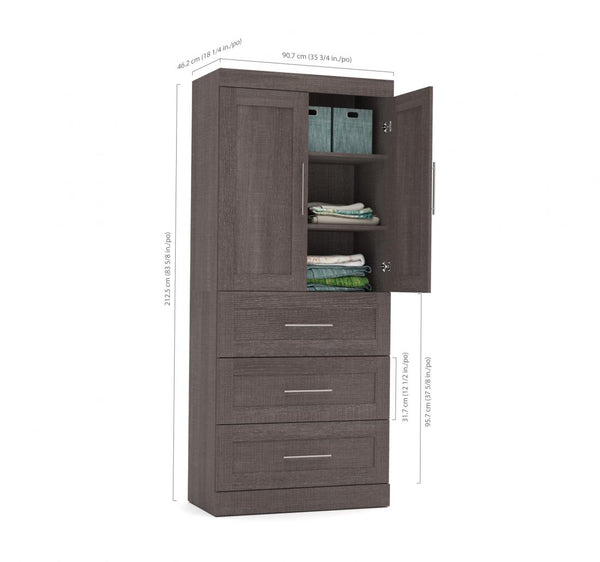 36W Wardrobe with Drawers