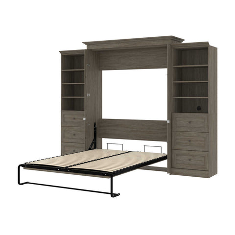 Queen Murphy Bed with Closet Storage (115W)