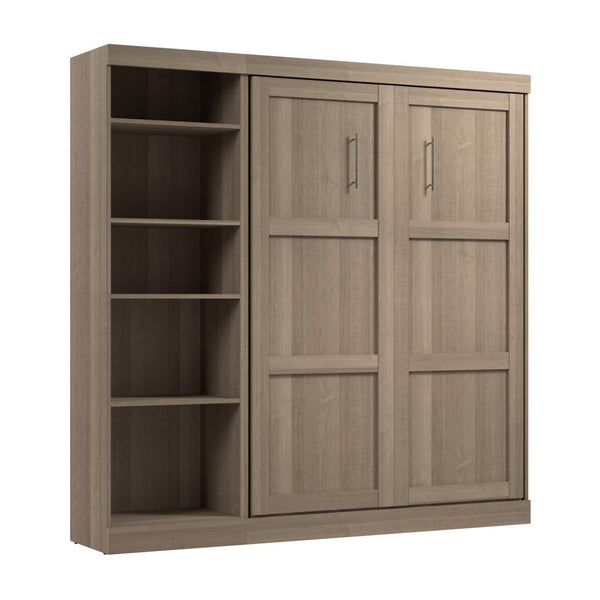 Full Murphy Bed with Shelving Unit (84W)