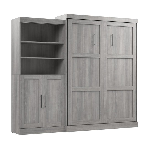 Queen Murphy Bed and Closet Organizer with Doors (101W)