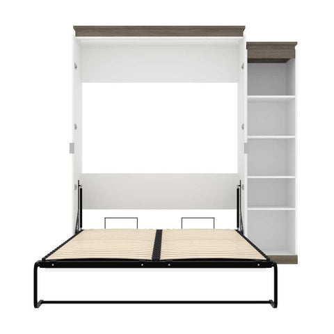 Queen Murphy Bed with Shelves (87W)