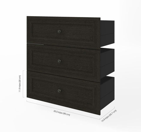 3 Drawer Set for Versatile 36W Closet Organizer